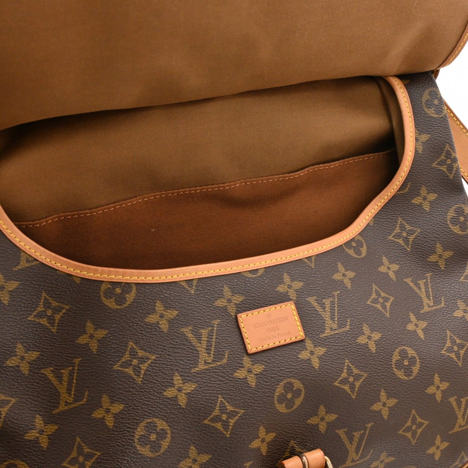 ルイヴィトン モノグラム ソミュール35 ショルダー Bランク lv8549hr LOUIS VUITTON - ルイヴィトン モノグラム ソミュール35 ショルダー B