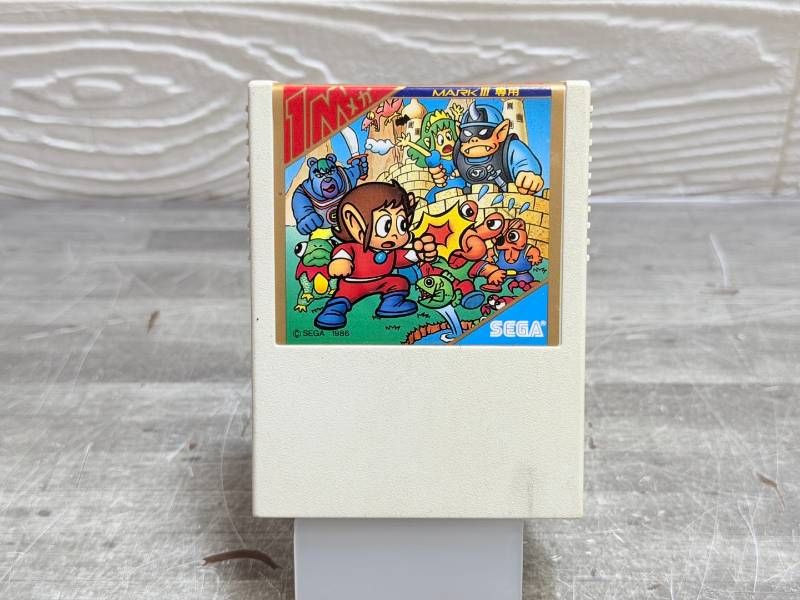 Sega Mark III 3 Alex Kid's Miracle World Gold Cartridge Operation Unconfirmed SEGA MARK III Master System Rare 180426