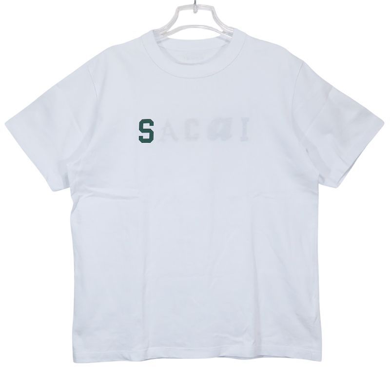 sacai サカイ sacai T-SHIRT 25-01070S 裏プリント Tシャツ ホワイト