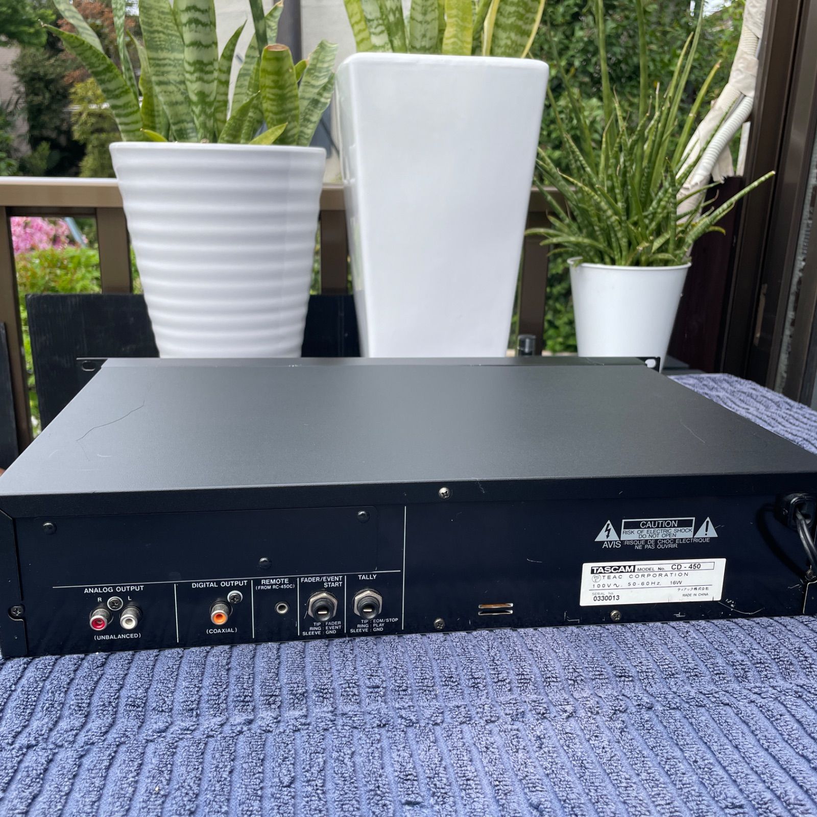 TASCAM CD-450 ジャンク TASCAM CD450 タスカムCDデッキ【トレー不良】 - メルカリ