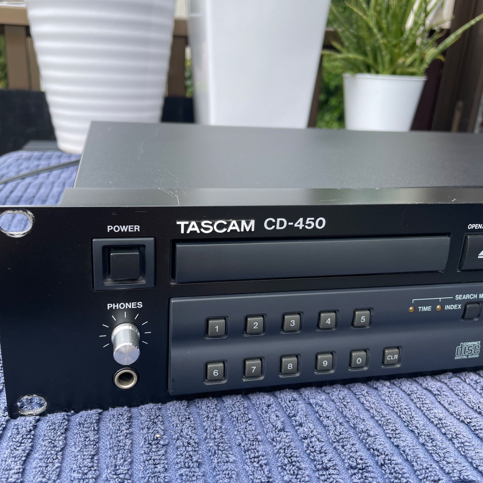 TASCAM CD-450 ジャンク ジャンク TASCAM CD-450 業務用CDプレーヤー - メルカリ