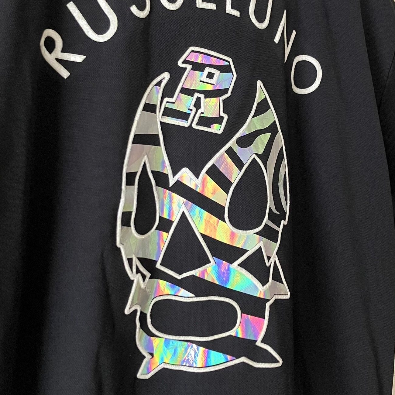 RUSSELUNO/ラッセルノ】バックプリント 半袖 ポロシャツ GOLF ゴルフ