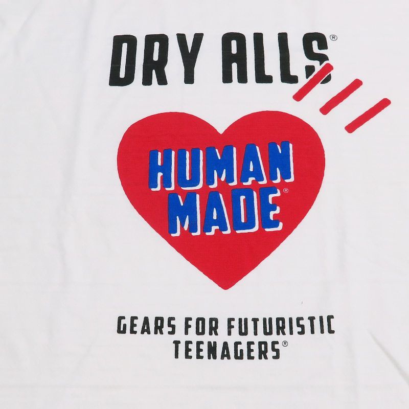 美品 HUMAN MADE ヒューマンメイド DRY ALLS HEART T-SHIRT