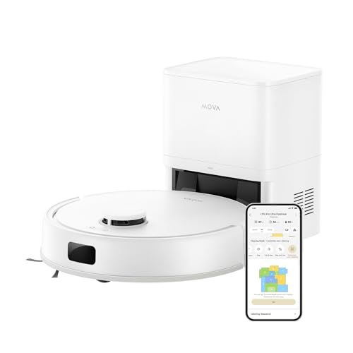 MOVA E20 Plus ロボット掃除機 コンパクト 水拭き対応 強力吸引 5000Pa