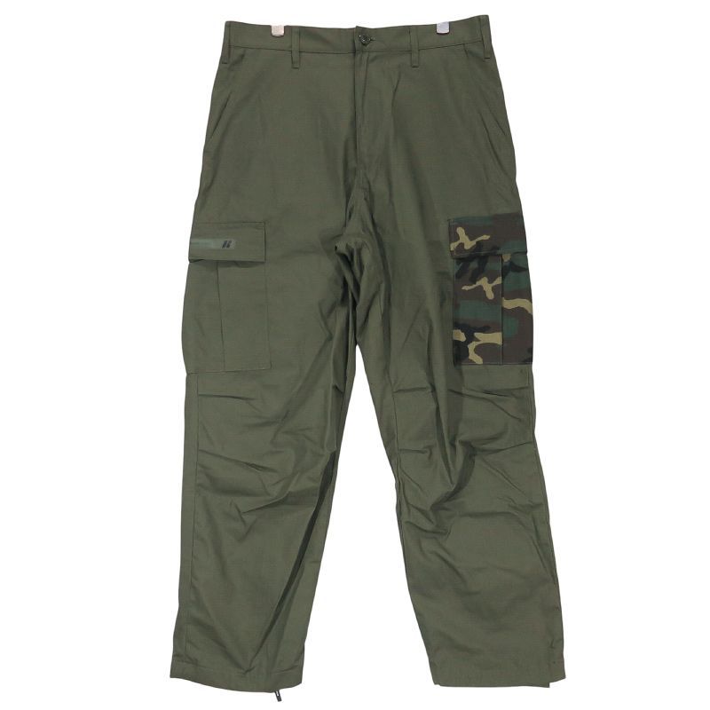 美品 WTAPS ダブルタップス 21AW JUNGLE STOCK/TROUSERS/COTTON.RIPSTOP 212WVDT-PTM03 ジャングル ストック トラウザーズ 6ポケット カーゴ パンツ サイズ02(M) Mayz