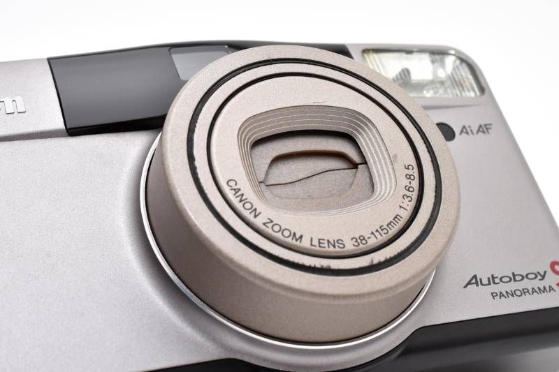 キヤノン CANON Autoboy S コンパクトフィルムカメラ 中古 Canon - 【中古】(キヤノン) Canon Autoboy S チタンカラーの通販 by