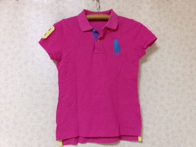 105079 RALPH LAUREN ラルフローレン ビッグポニー ポロシャツ ピンク
