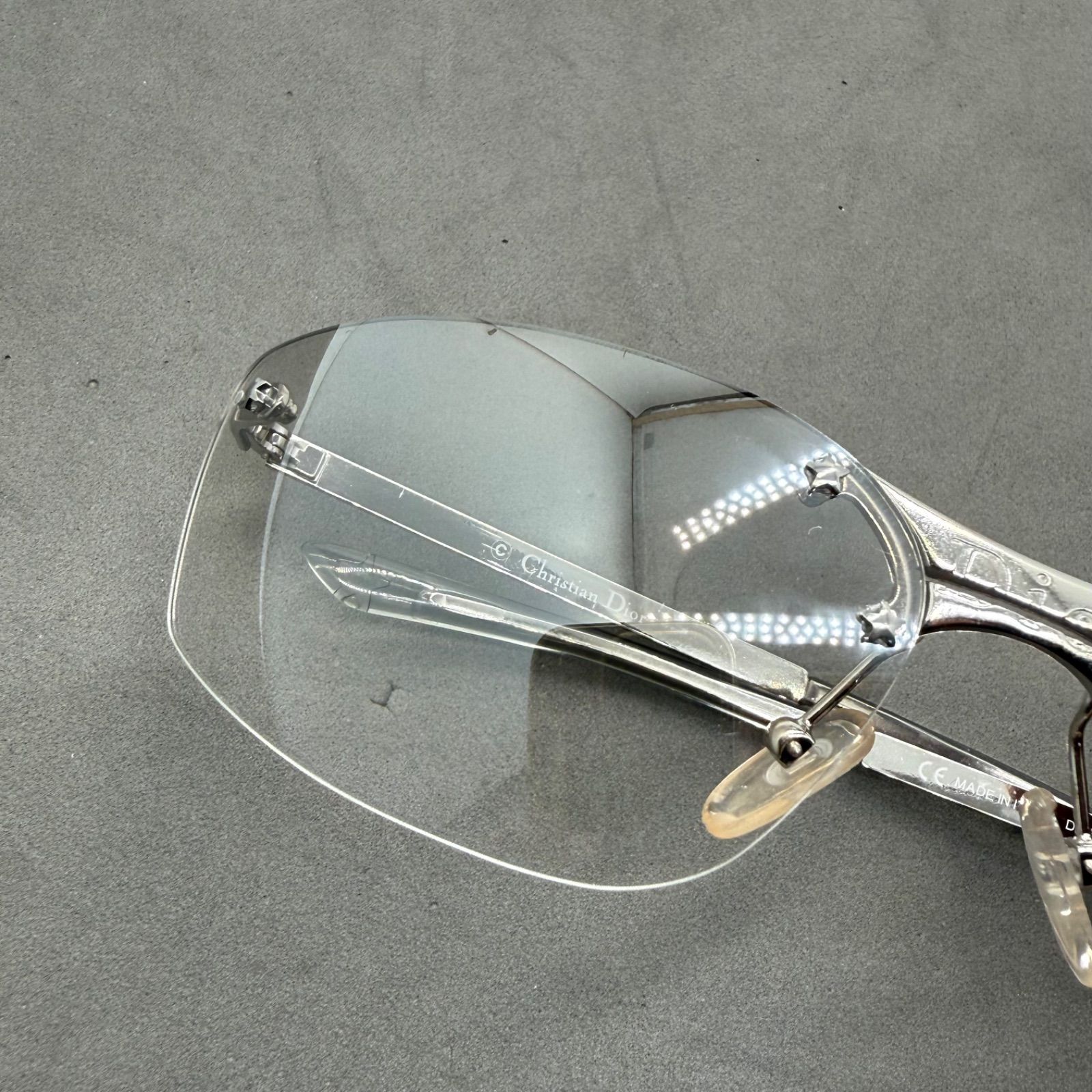 美品 Christian Dior クリスチャンディオール サングラス メタル Christian Dior 00s y2k archive metal logo sunglasses YB7NN
