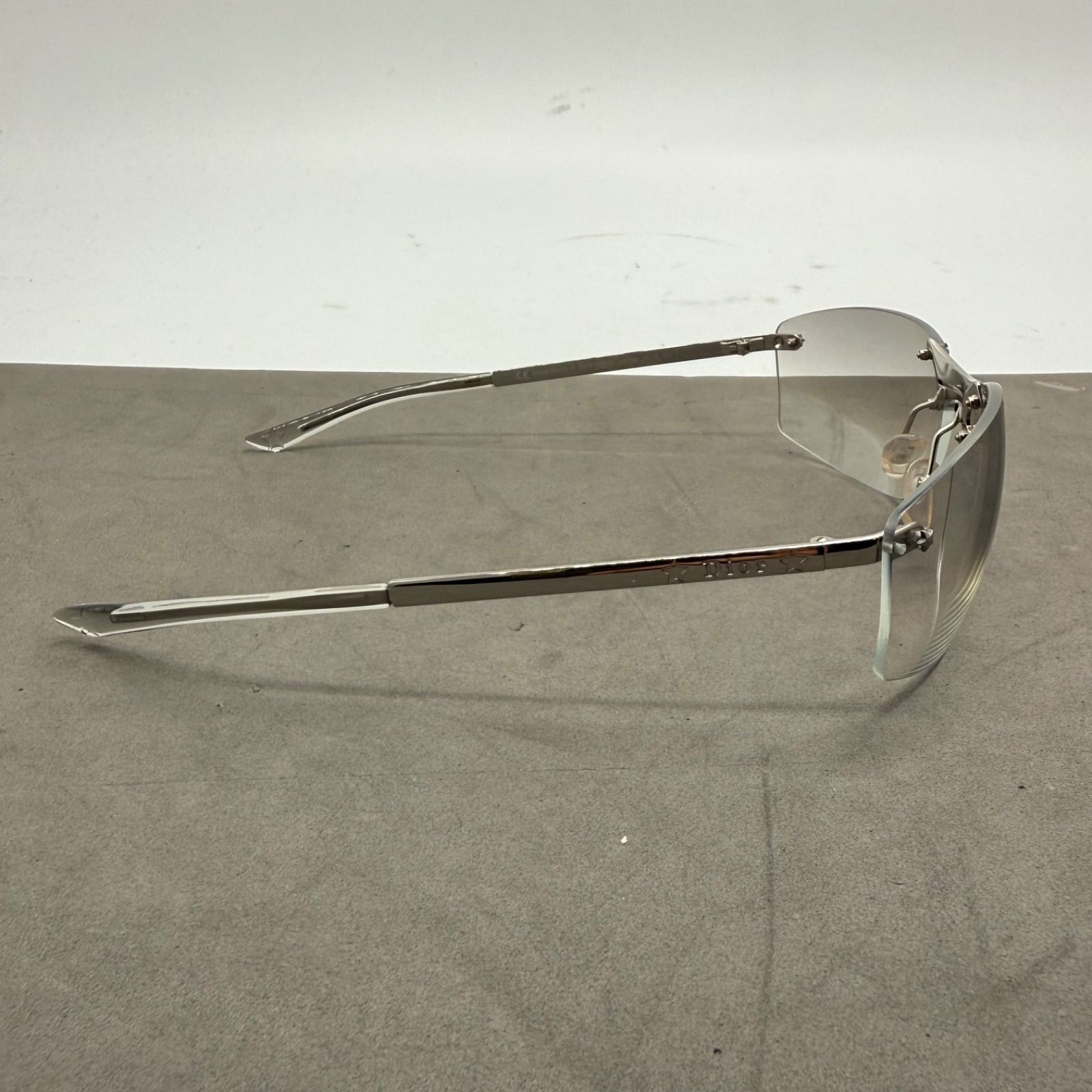 00s Christian Dior サングラス y2k メタルフレーム Christian Dior 00s y2k archive metal logo sunglasses YB7NN