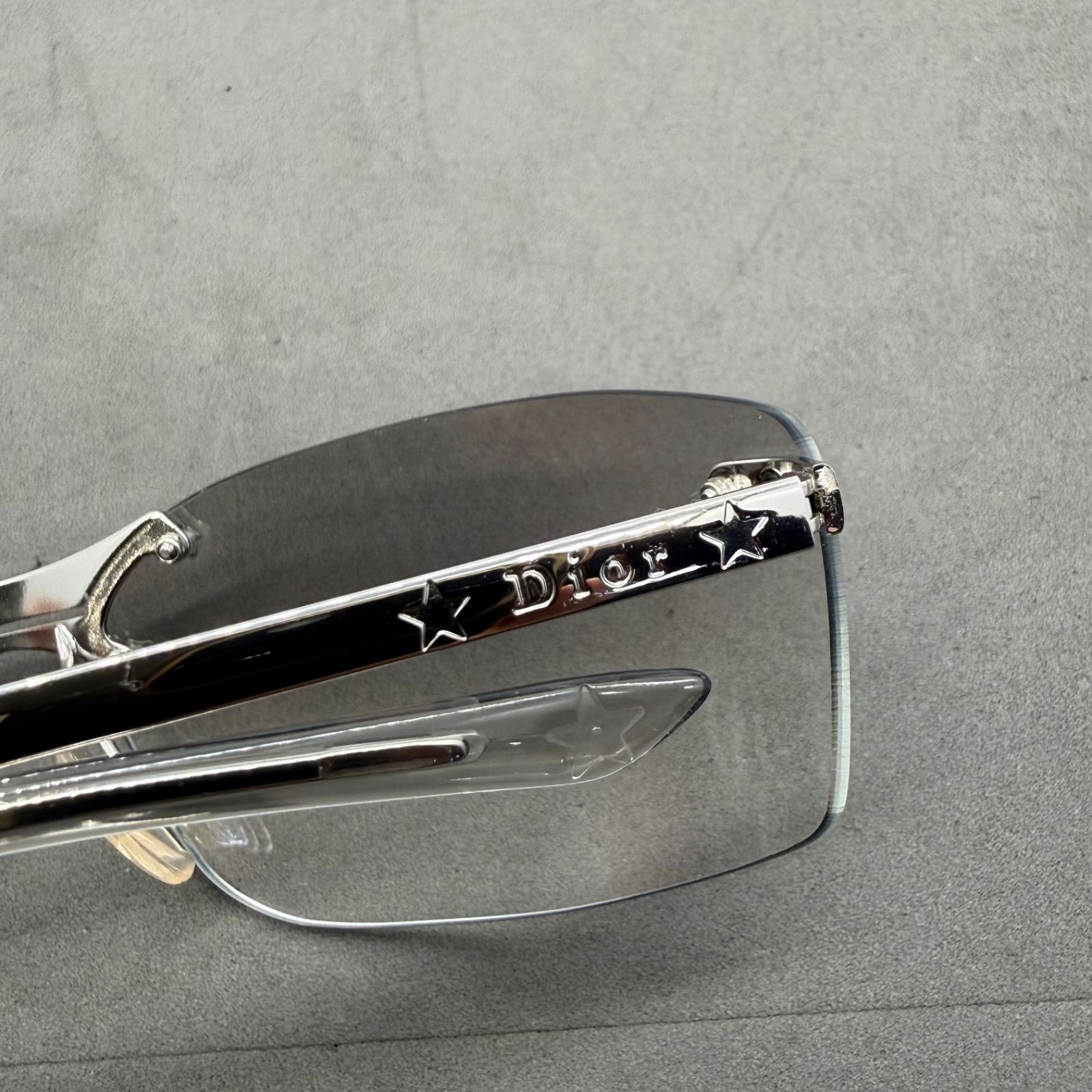 00s Christian Dior サングラス y2k メタルフレーム Christian Dior 00s y2k archive metal logo sunglasses YB7NN