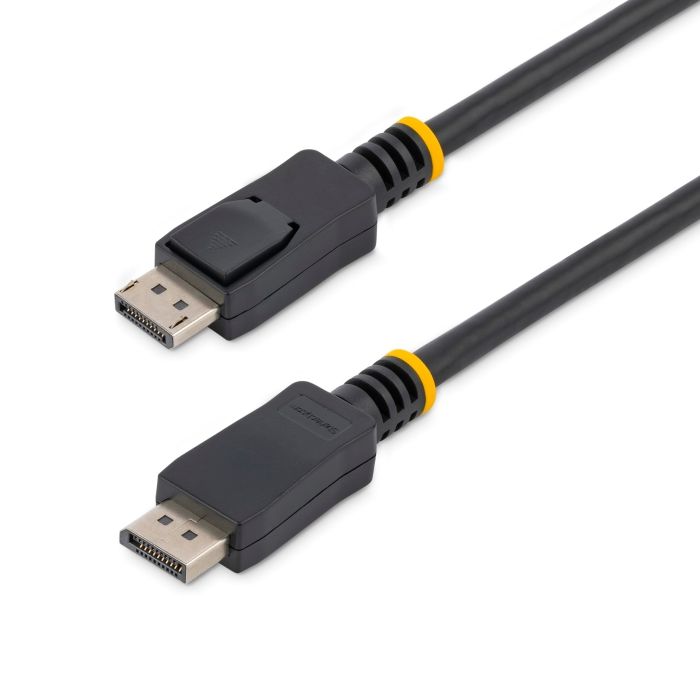 【新品・3営業日で発送】STARTECH.COM 6.1M ラッチ付きDISPLAYPORTケーブル ディスプレイポート／DPモニターケーブル オス／オ