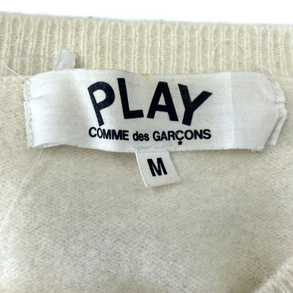 PLAY COMMEdesGARCONS(プレイコムデギャルソン) カーディガン サイズM