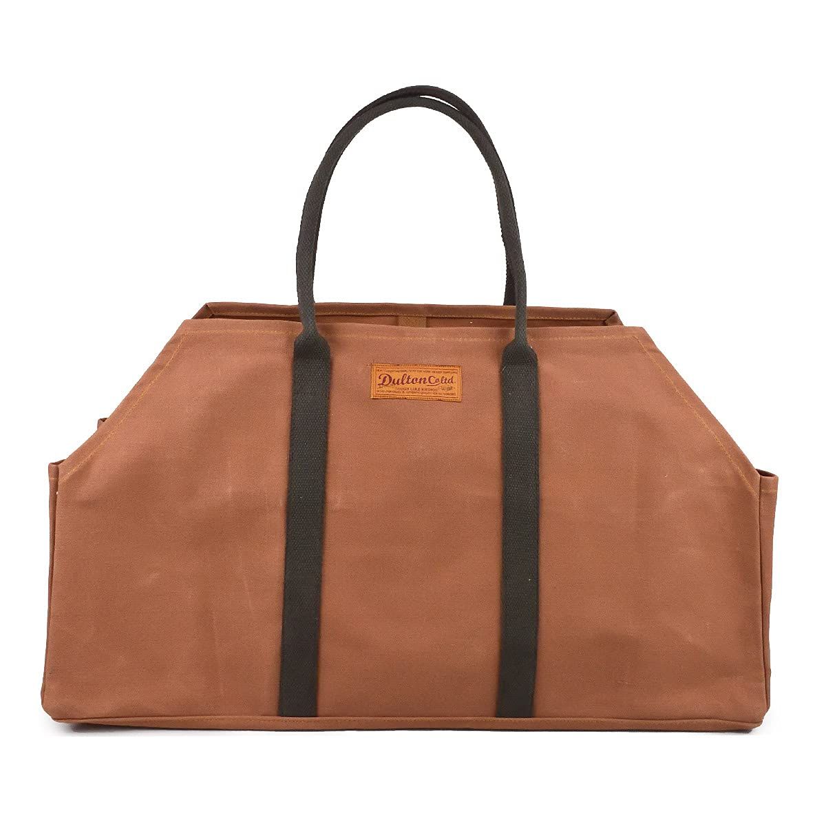 新品 ダルトン(Dulton) 鞄 ワックス キャンバス ログ バッグ キャメル 高さ320×幅600×奥行250mm WAX CANVAS LOG BAG CAMEL Y959-1267CAM