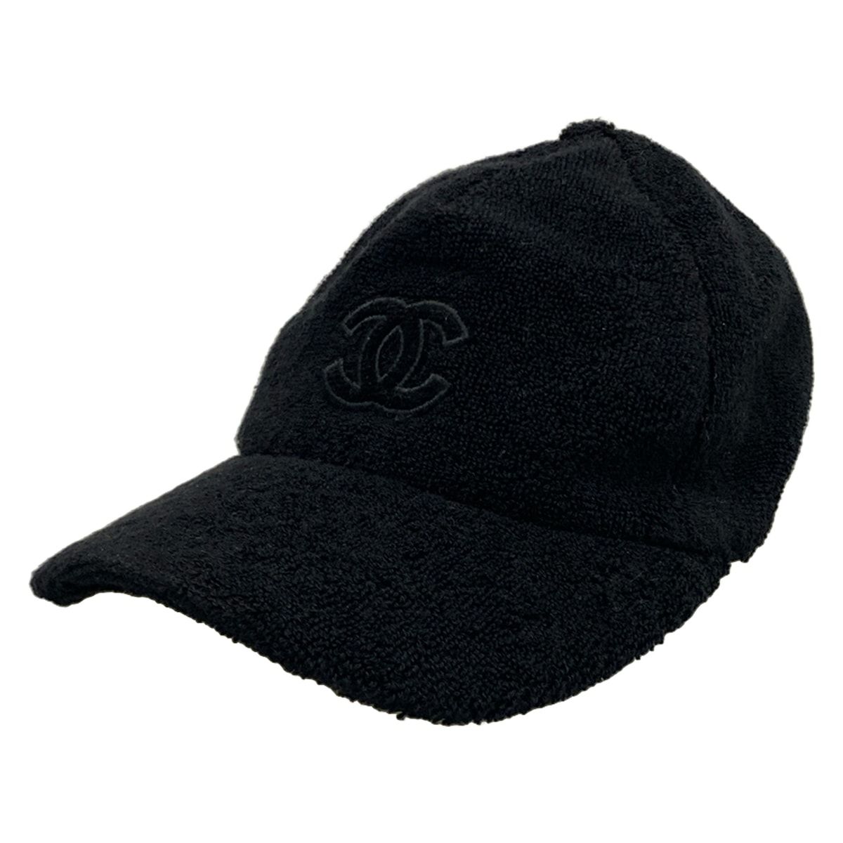 CHANEL(シャネル) キャップ - 黒 ココマーク コットン - メルカリ CHANEL(シャネル) キャップ - 黒 ココマーク コットン - メルカリ