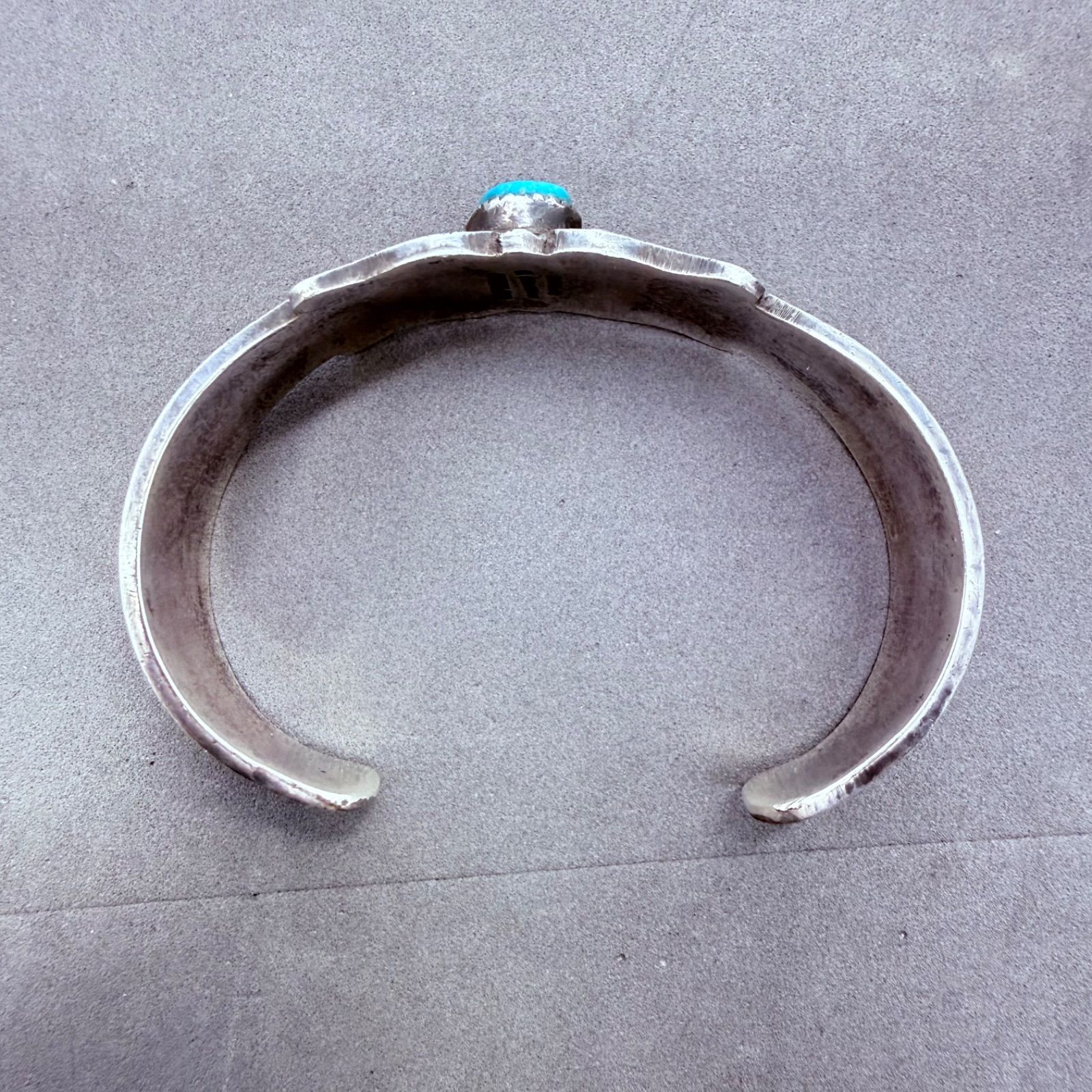 NAVAJO RICK R.martinez turquoise sterling bangle bracelet ナバホ NAVAJO RICK R.martinez turquoise sterling bangle bracelet ナバホ