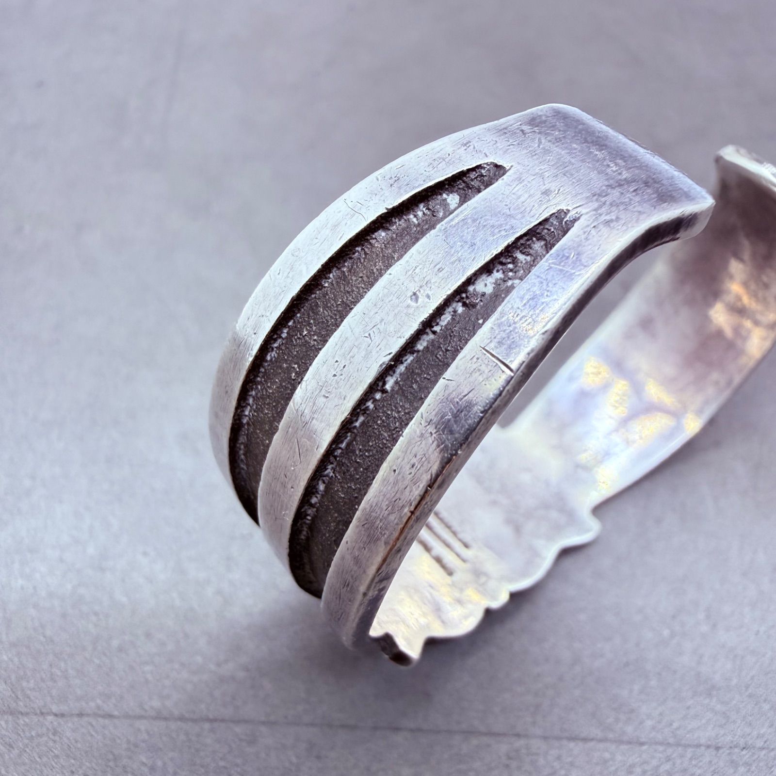 NAVAJO RICK R.martinez turquoise sterling bangle bracelet ナバホ