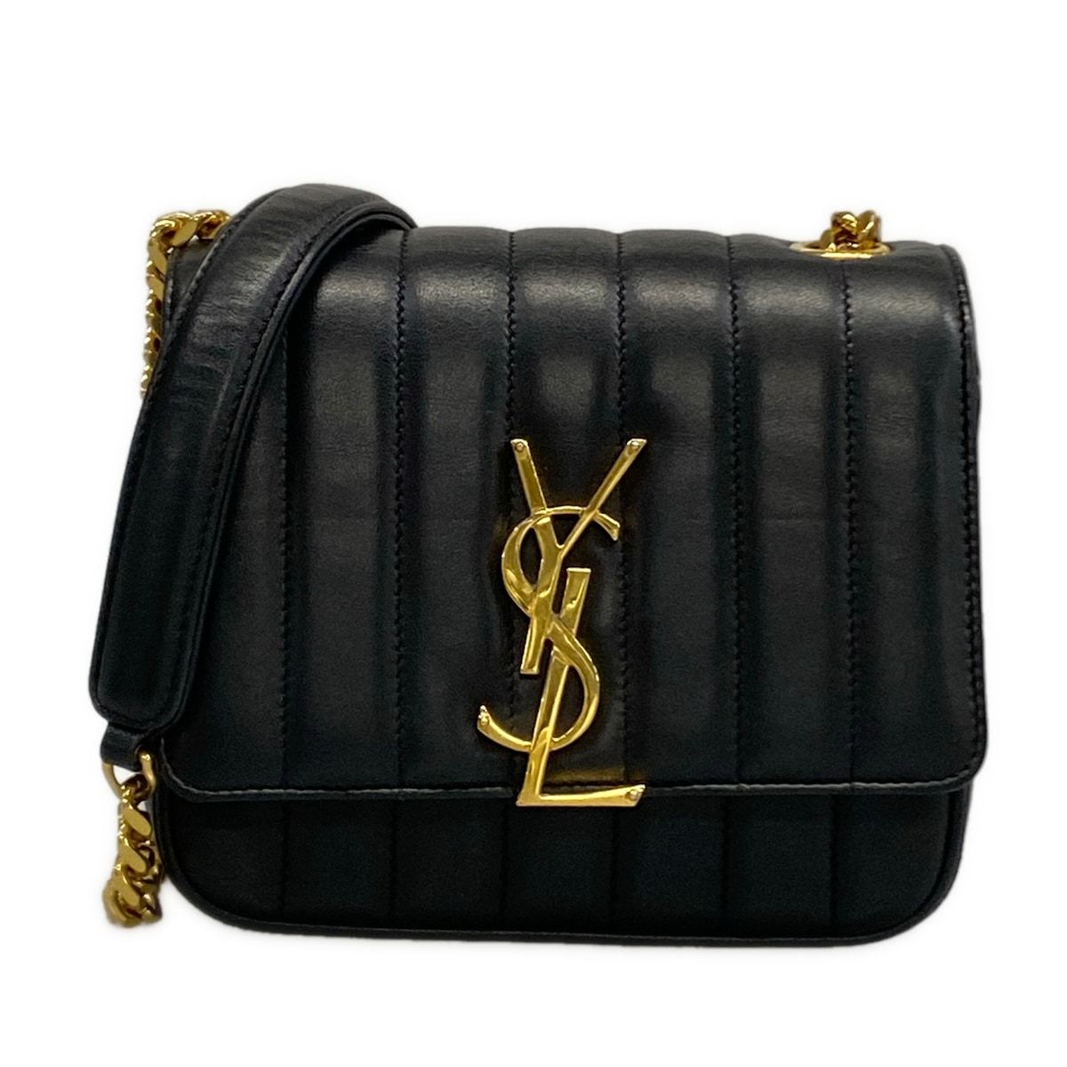SAINT LAURENT PARIS レザー ショルダーバッグ SAINT LAURENT PARIS(サンローランパリ) ショルダーバッグ ヴィッキー