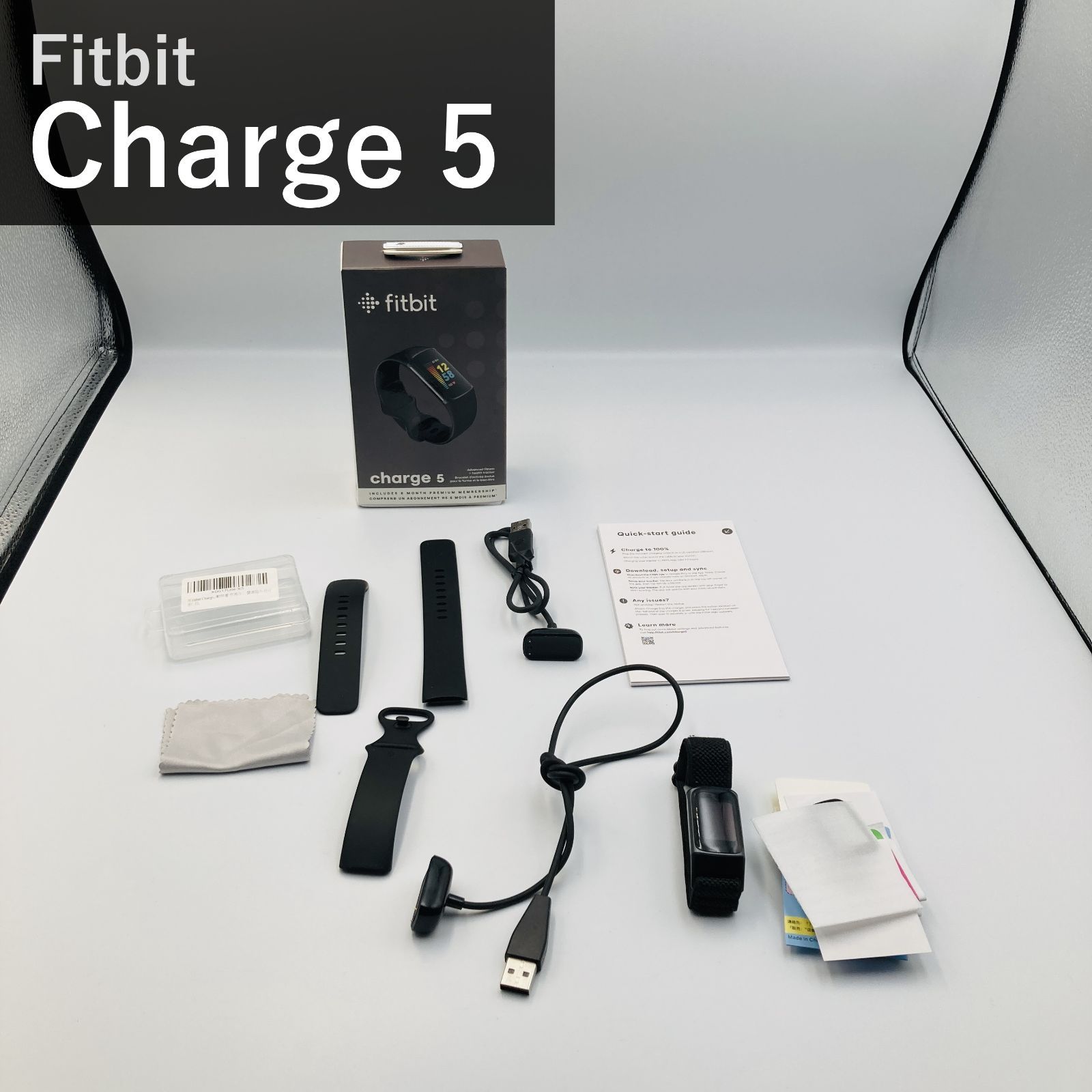 Fitbit Charge 5 Suica対応 GPS 美品 FB421BKBK-FRCJK - メルカリ