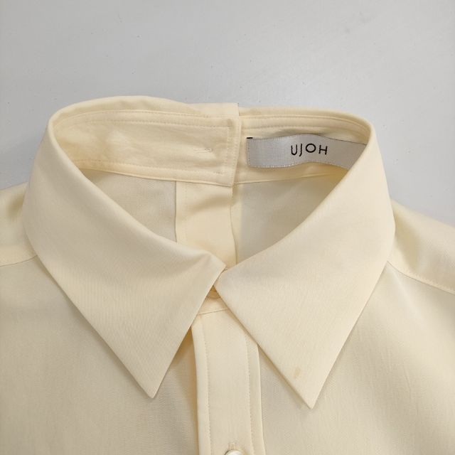 Ujoh Full Open Shirt 定価42900円 M761-B50-500 長袖シャツ ベージュ