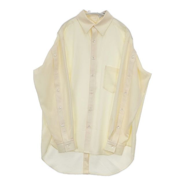 Ujoh Full Open Shirt 定価42900円 M761-B50-500 長袖シャツ ベージュ