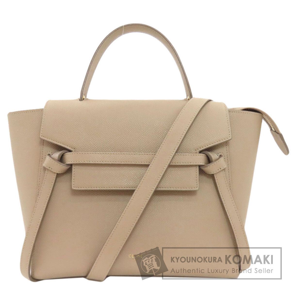 CELINE セリーヌ ベルトバッグ マイクロ 2WAY ハンドバッグ カーフ 