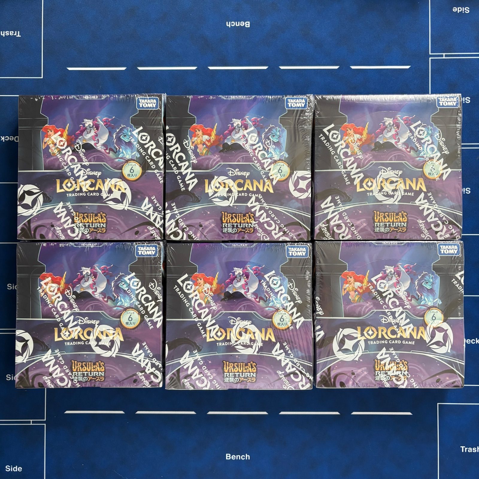 ディズニー ロルカナ 第4弾 逆襲のアースラ 6box 新品 未開封