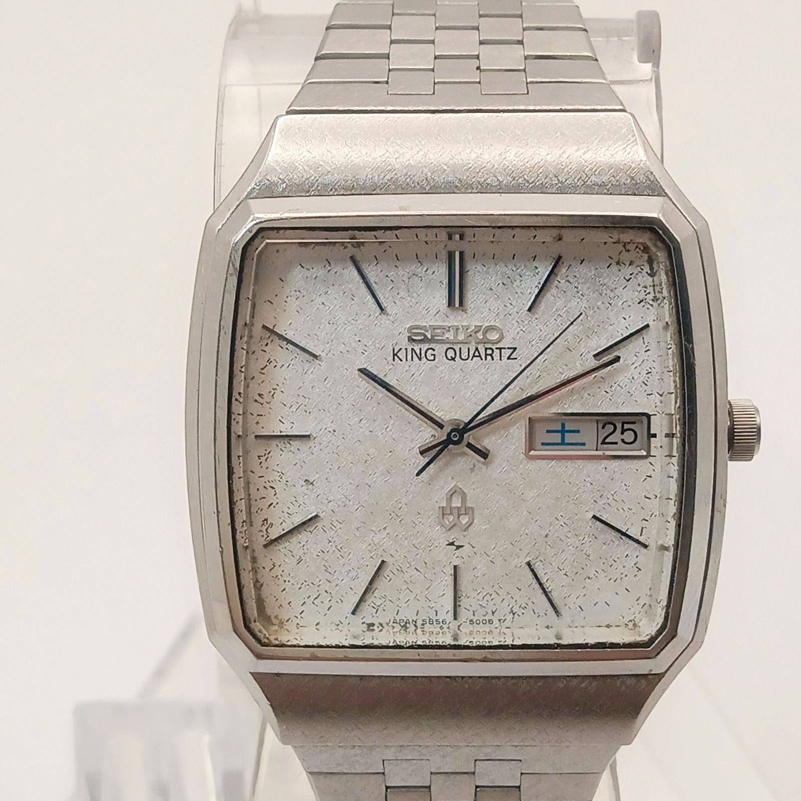 稼働 良品】0425-4 SEIKO KING QUARTZ セイコー キングクオーツ 5856 