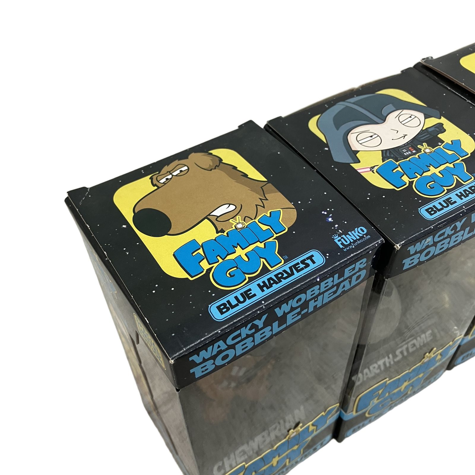 FUNKO wacky wobblerボブルヘッドSTARWARS 3体セット Funko WACKY WOBBLER スター・ウォーズ ファミリー・ガイ 3点セット