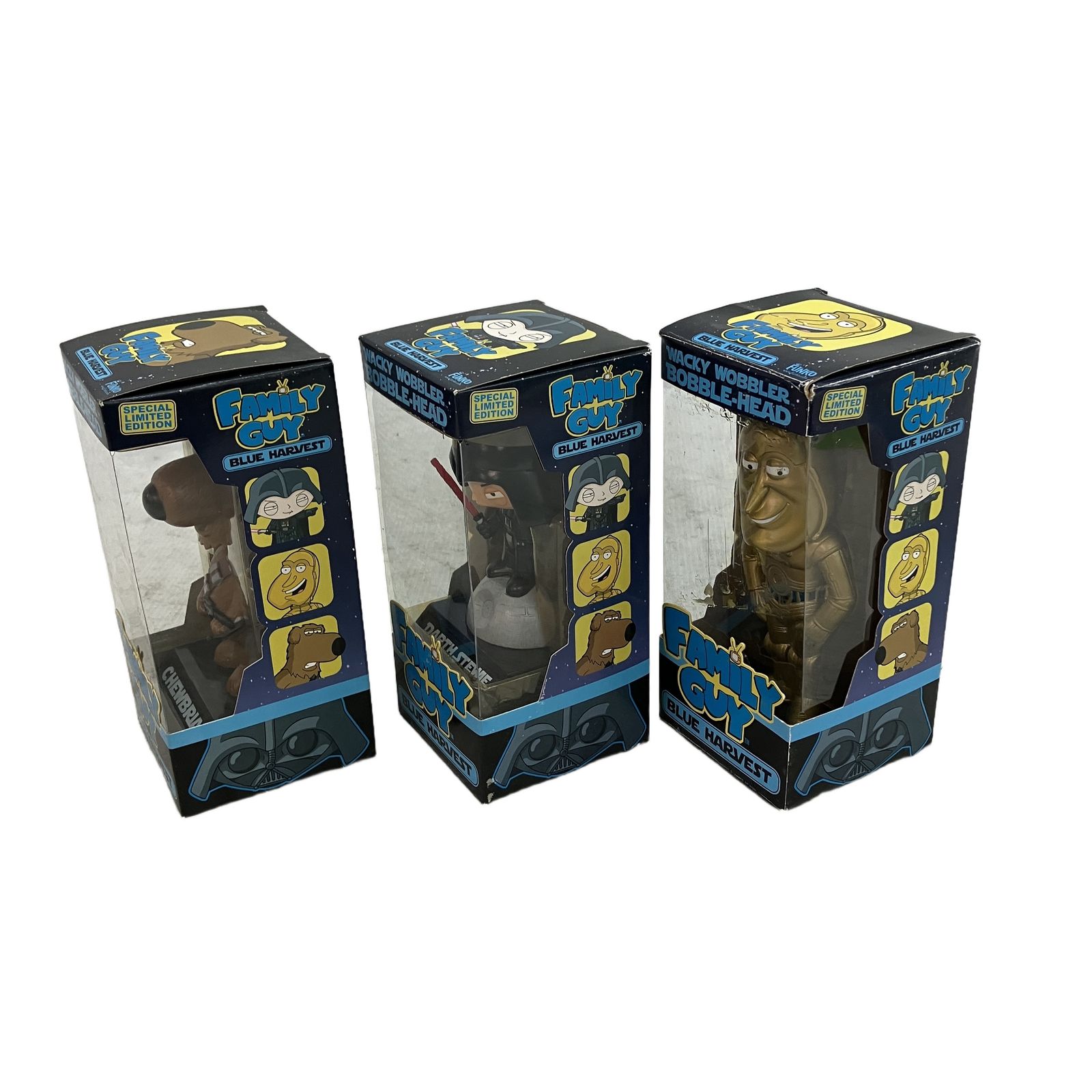 FUNKO wacky wobblerボブルヘッドSTARWARS 3体セット Funko WACKY WOBBLER スター・ウォーズ ファミリー・ガイ 3点セット