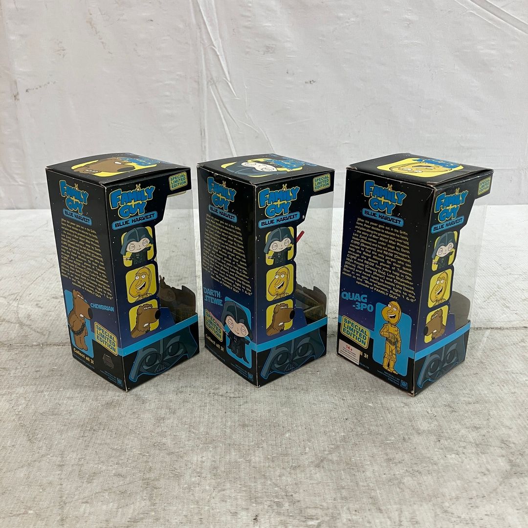 FUNKO wacky wobblerボブルヘッドSTARWARS 3体セット Funko WACKY WOBBLER スター・ウォーズ ファミリー・ガイ 3点セット