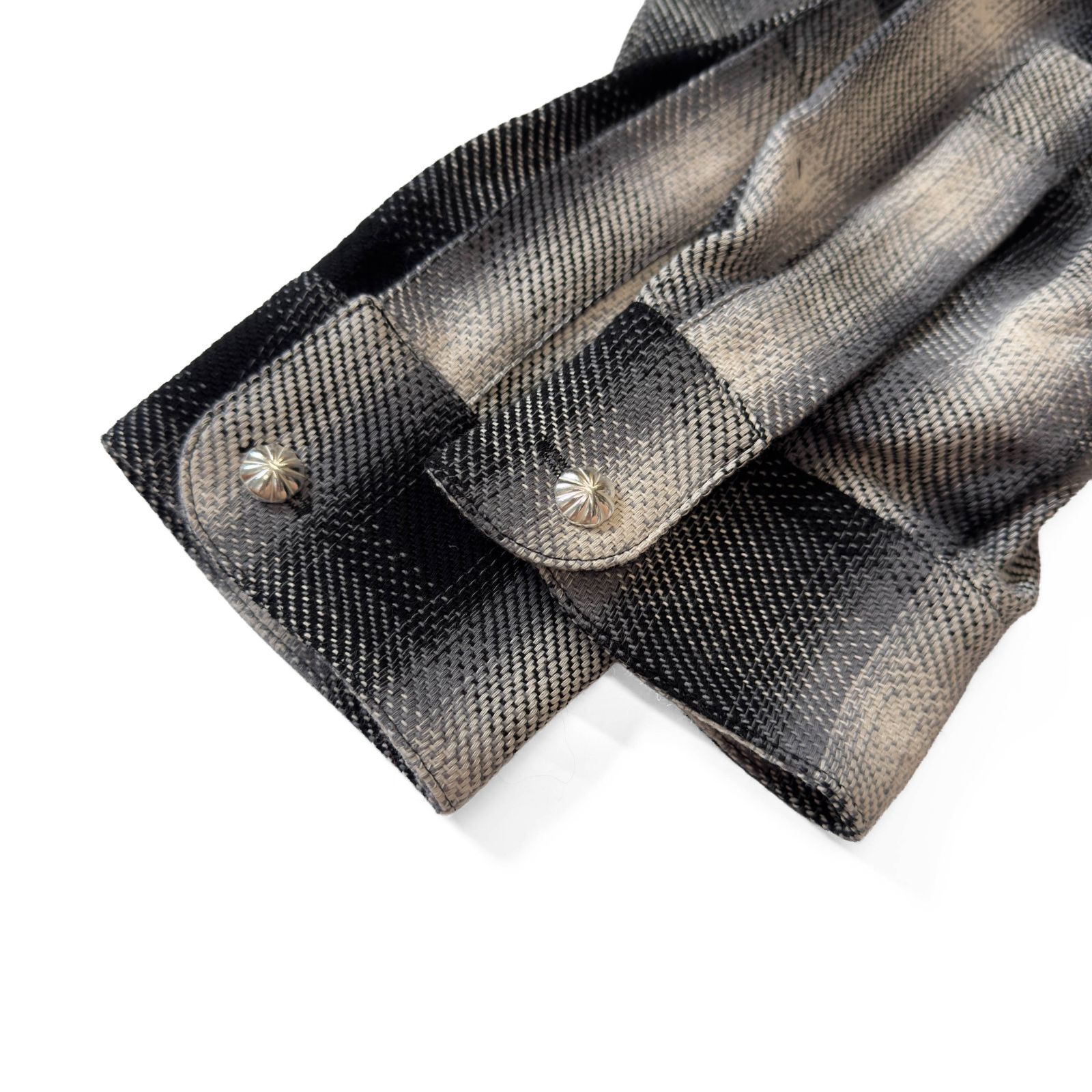 FIRSTRUST ファーストトラスト WEEKEND / LS SHIRT コットン ネルシャツ チェック SHADOW PLAID コンチョボタン シェルボタン FIRSTRUST ファーストトラスト WEEKEND &frasl; LS SHIRT サイズL