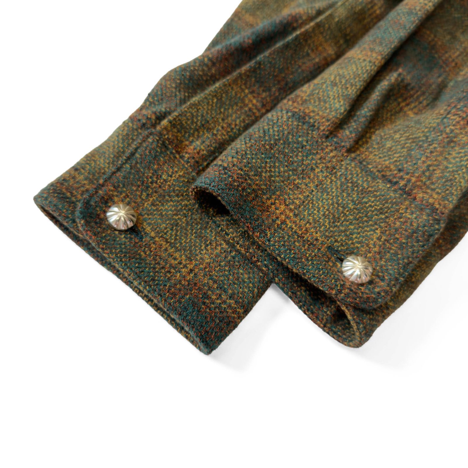 FIRSTRUST ファーストトラスト WEEKEND / LS SHIRT コットン ネルシャツ チェック SHADOW PLAID コンチョボタン シェルボタン FIRSTRUST ファーストトラスト WEEKEND &frasl; LS SHIRT サイズL