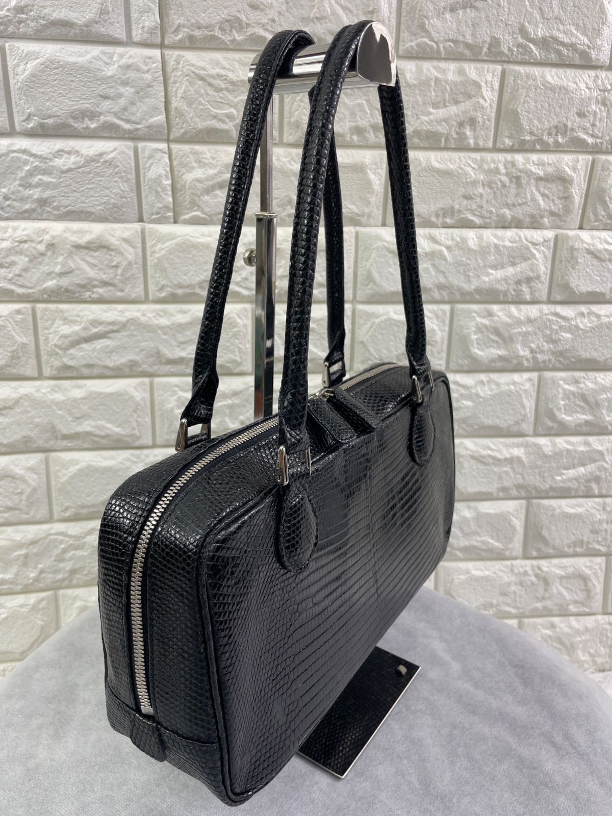 ANKH JET/アンクジェット、リザードスキンショルダーバッグ、高品質