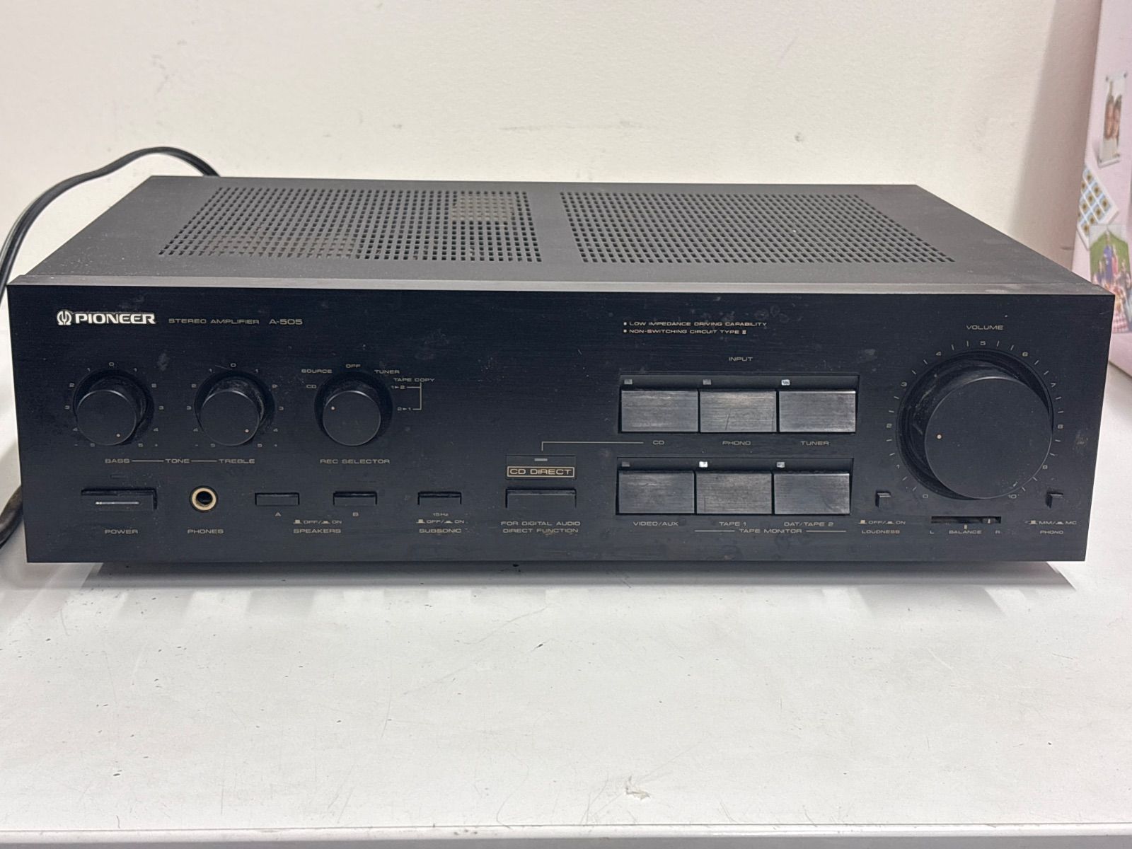 パイオニア A-505 プリメインアンプ ジャンク品 - メルカリ