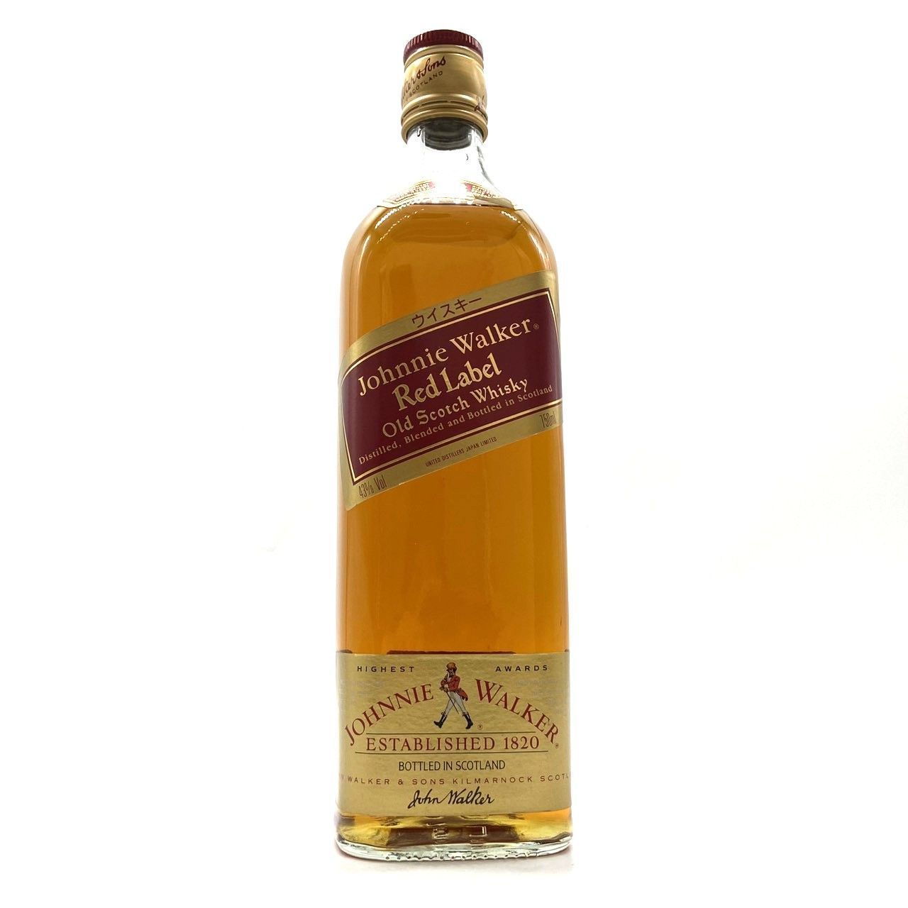 ジョニーウォーカー レッドラベル 古酒 750ml 43% - メルカリ