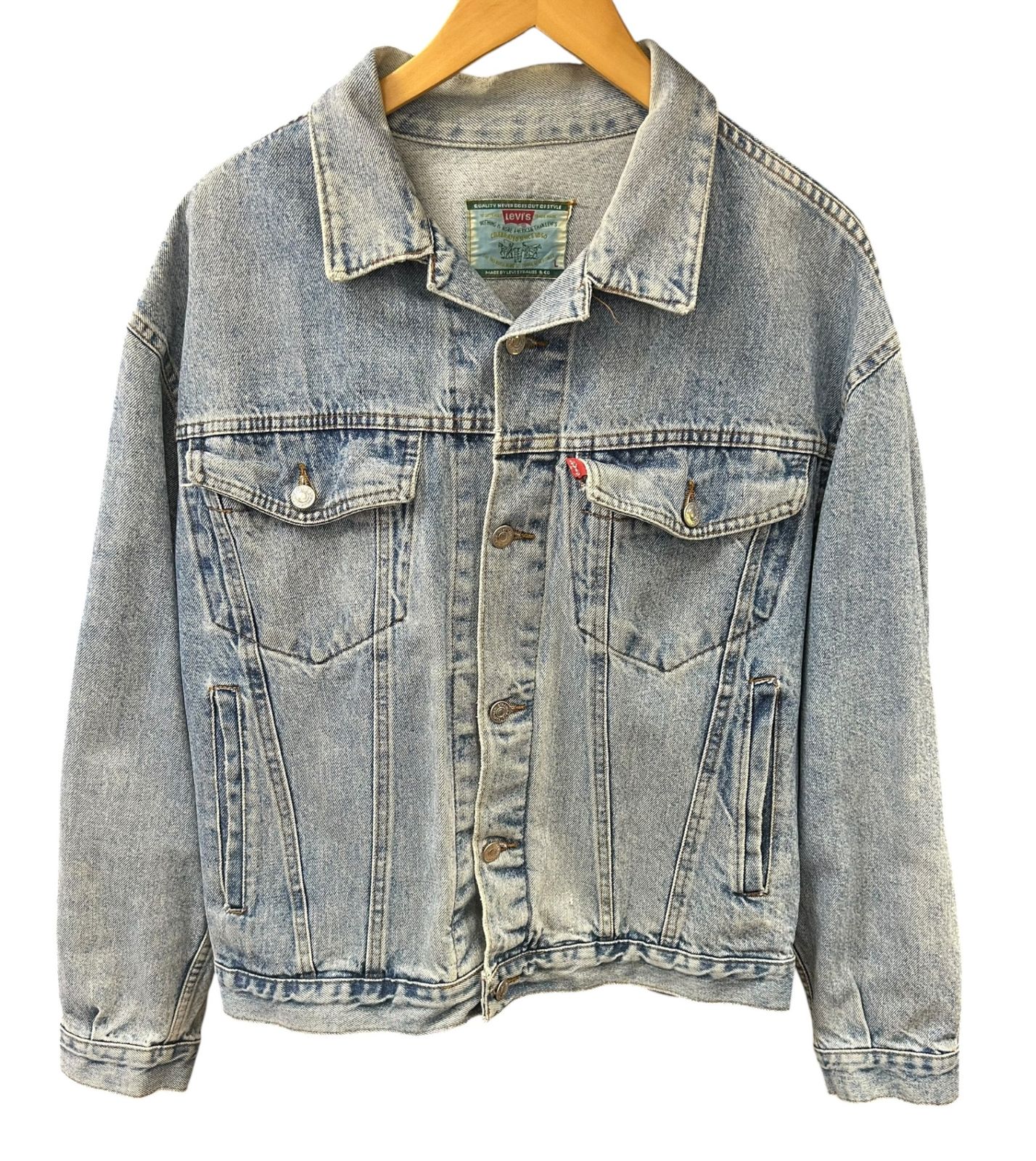 Levi's (リーバイス) デニムジャケット Gジャン 90S 古着 ビンテージ L