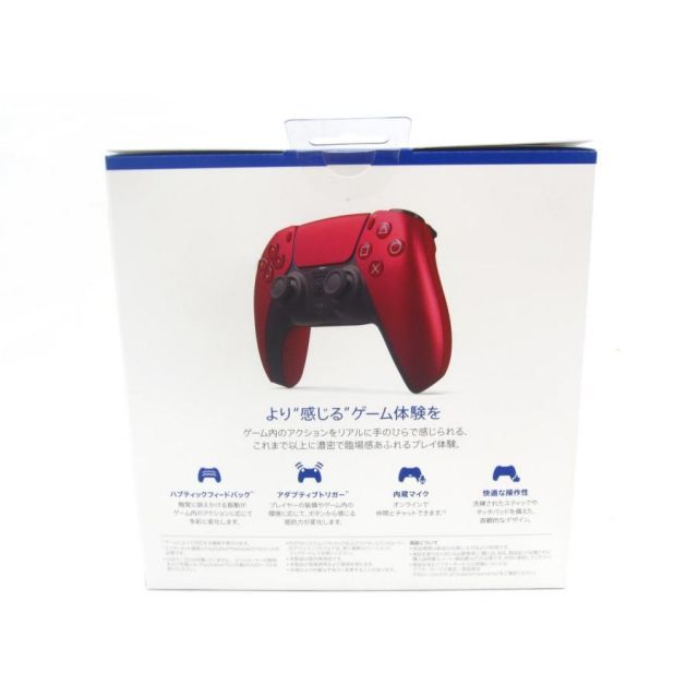未開封】PS5 DualSense ワイヤレスコントローラー レッド 純正品 新品