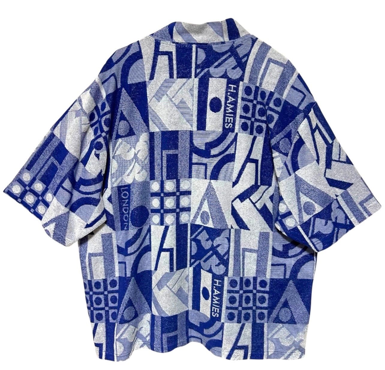高級) 美品 90s - 00s HARDY AMIES ハーディエイミス 総柄 パイル生地 