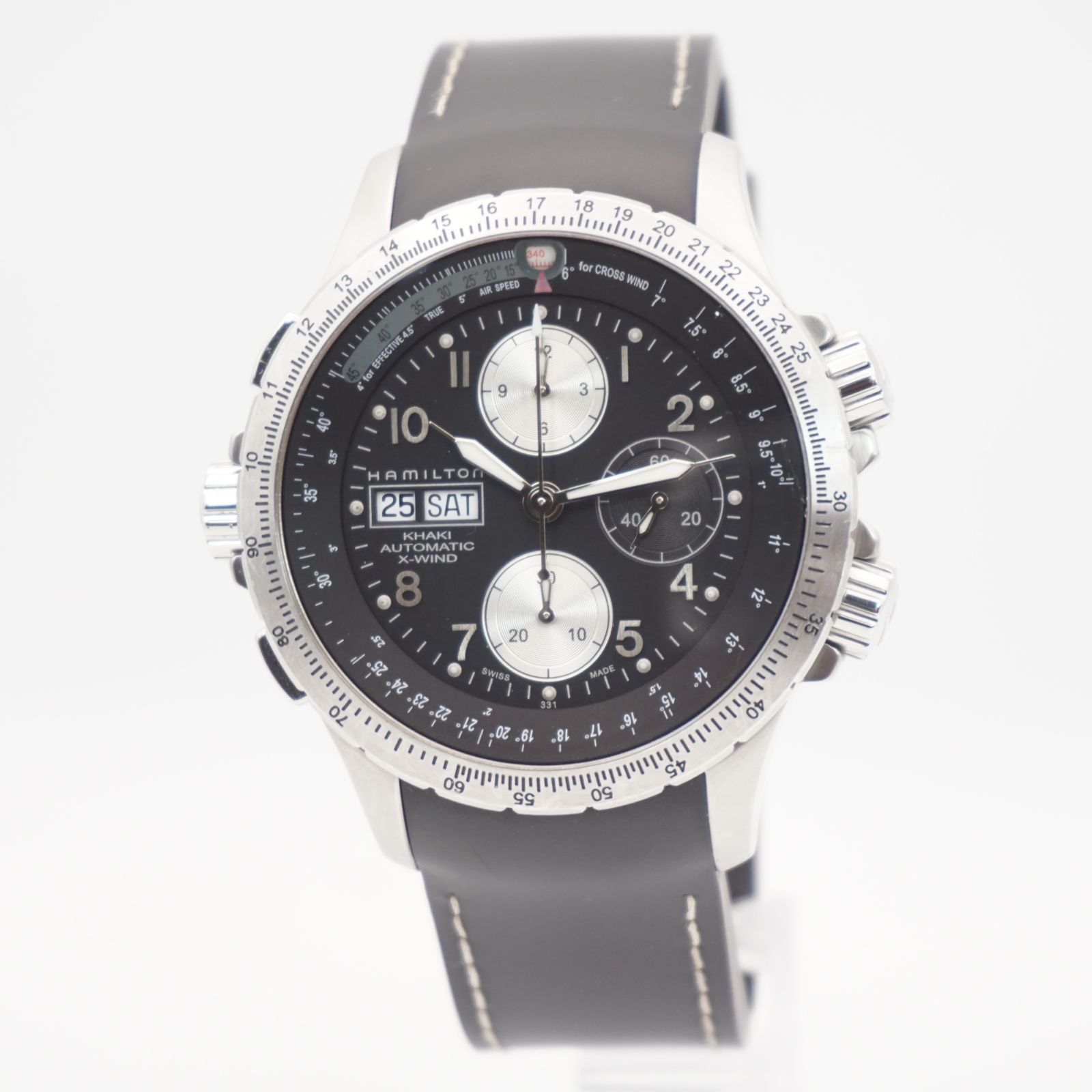⭐ハミルトン カーキ X-ウィンド H776160 自動巻き クロノグラフ 44mm 
