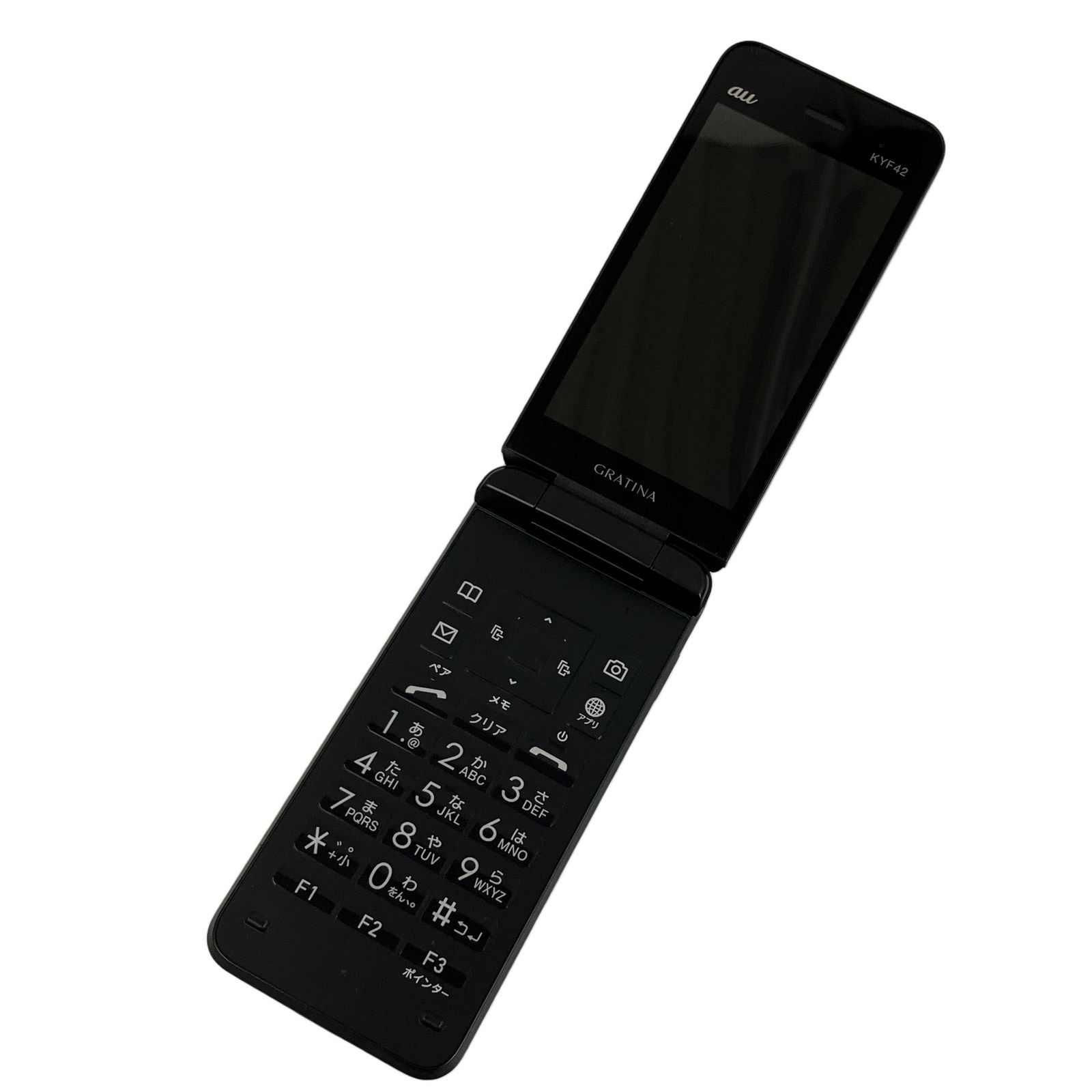 KYOCERA GRATINA KYF42 ガラケー ブラック 中古 - メルカリ