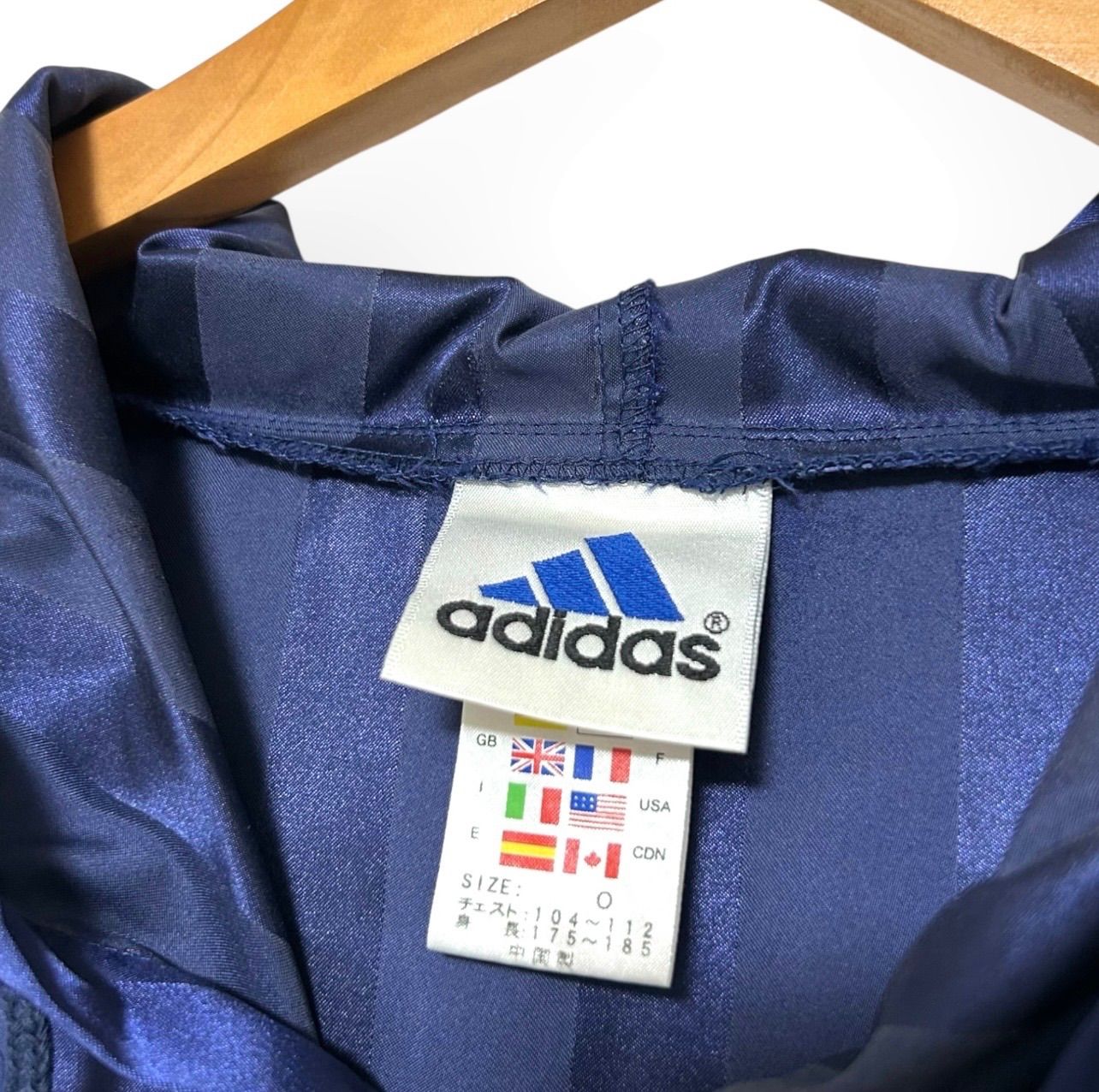 スポーツ 古着 90s - 00s OLD adidas オールド アディダス フーディ 万 