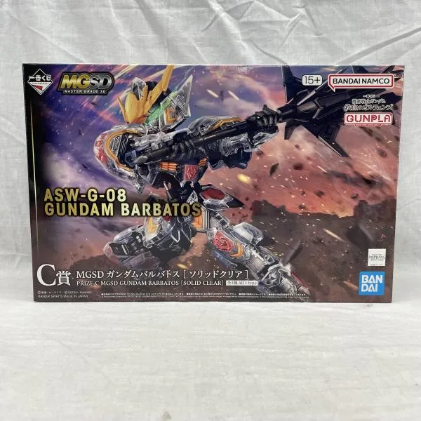 中古】GﾀﾞﾑS）C賞 MGSD ガンダムバルバトス[ソリッドクリア] ｢一番くじ