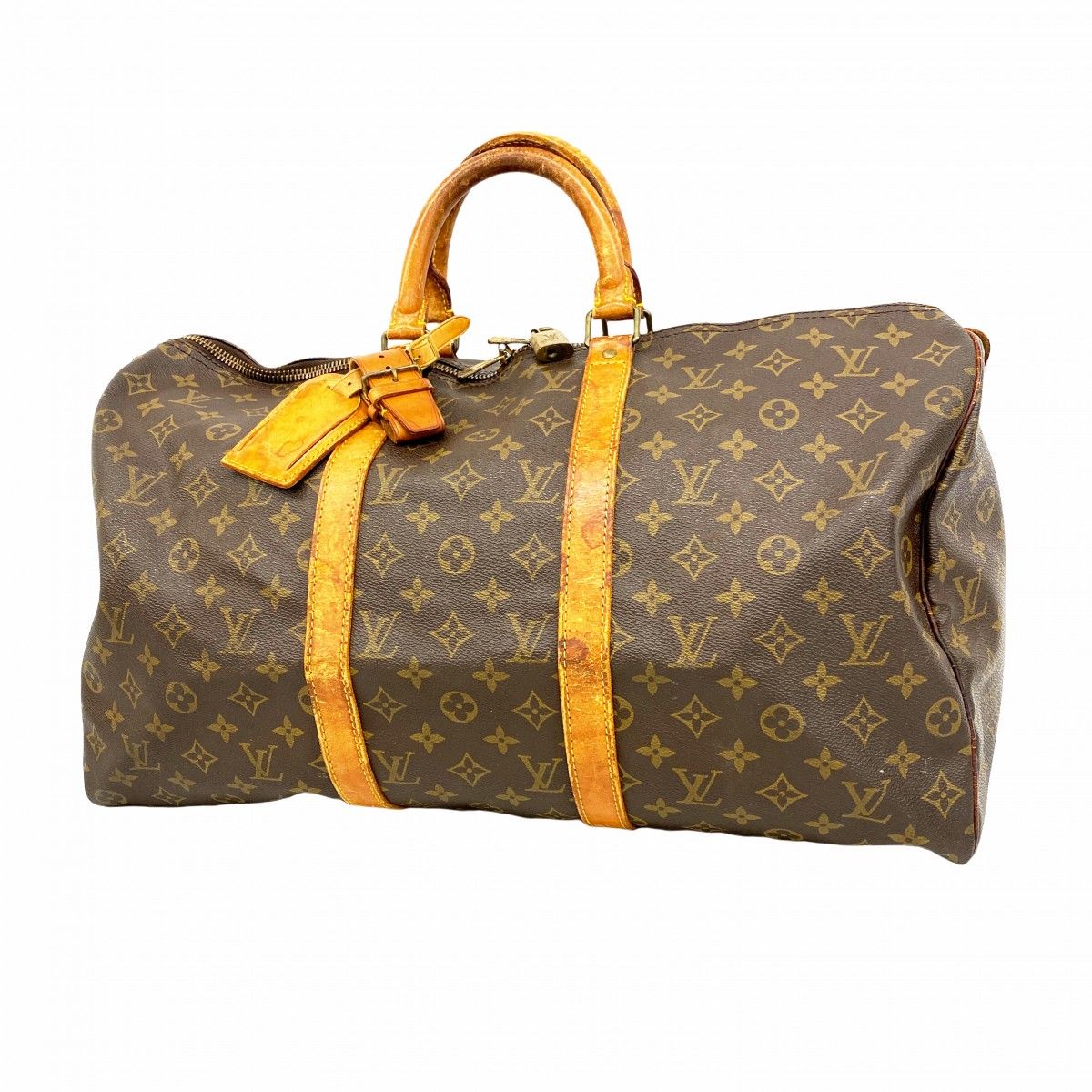 ルイヴィトン M41426 ボストンバッグ ブラウン  LOUIS VUITTON キーポル50 モノグラム 廃盤品 ルイ ヴィトン モノグラム キーポル 50 ブラウン M41426 モノグラム