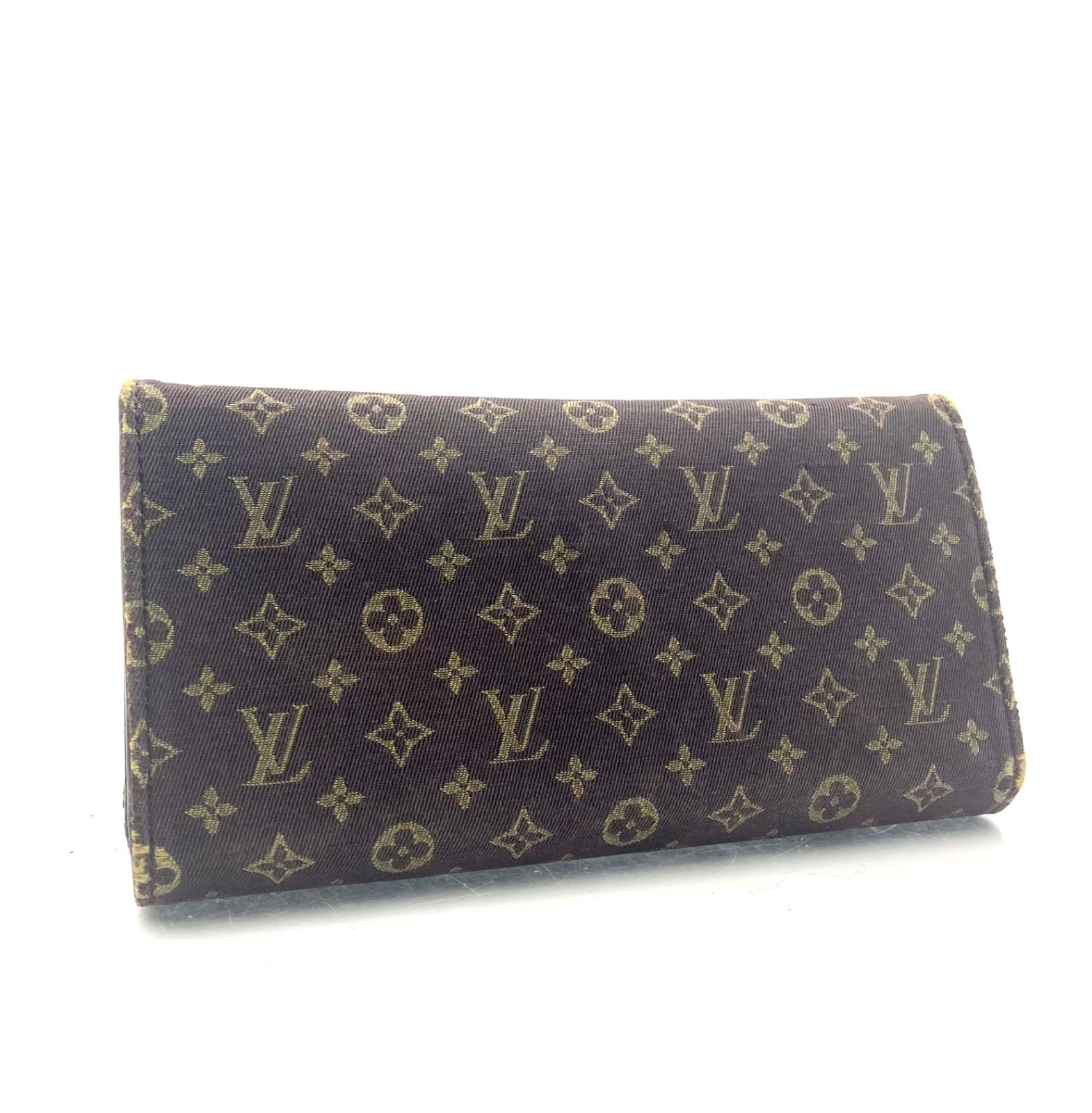 LOUIS VUITTON ルイヴィトン モノグラムミニラン エベヌ(ブラウン系 