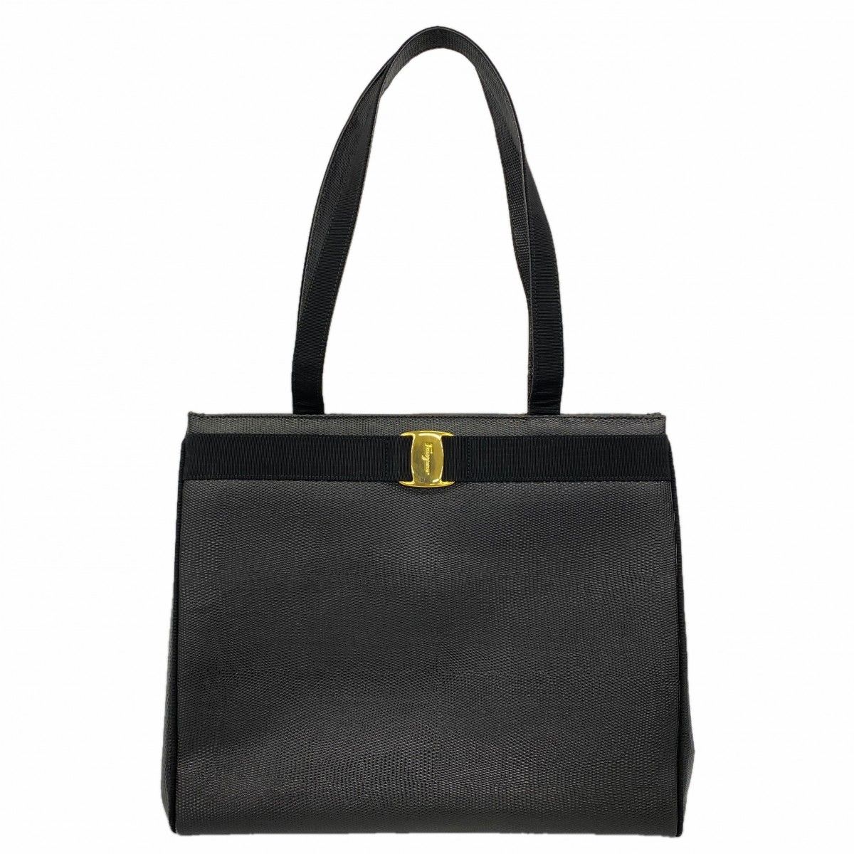 【最終お値下げ・中古】サルバトーレ フェラガモ　スウェードショルダーバッグ 中古・古着通販】Salvatore Ferragamo (サルヴァトーレ フェラガモ