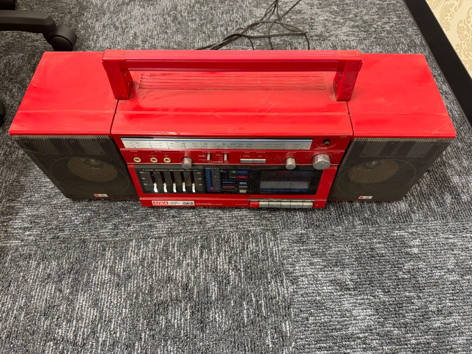 ジャンク品 昭和レトロ ラジカセ - メルカリ