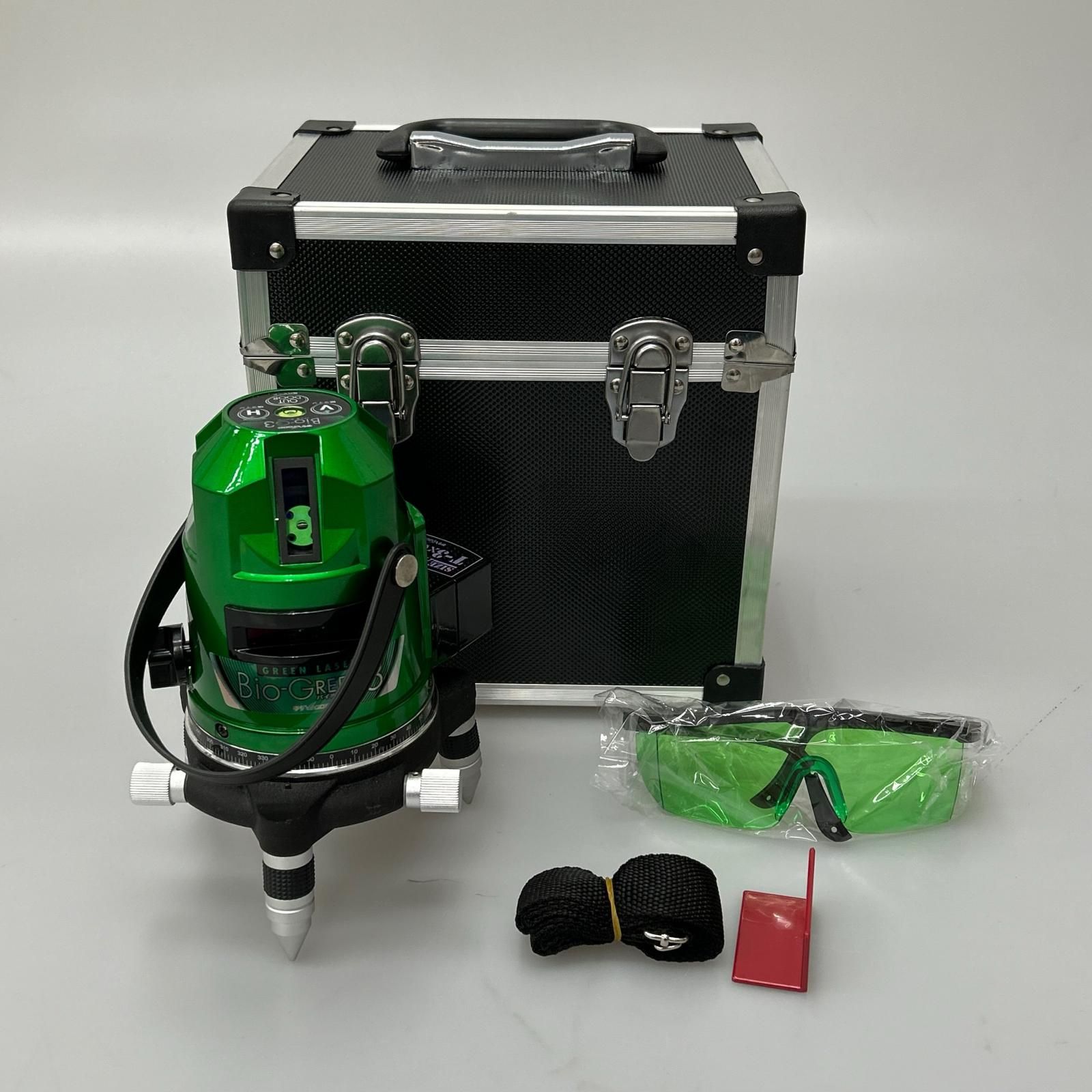 山真 レーザー墨出し器 Bio-G3 グリーン