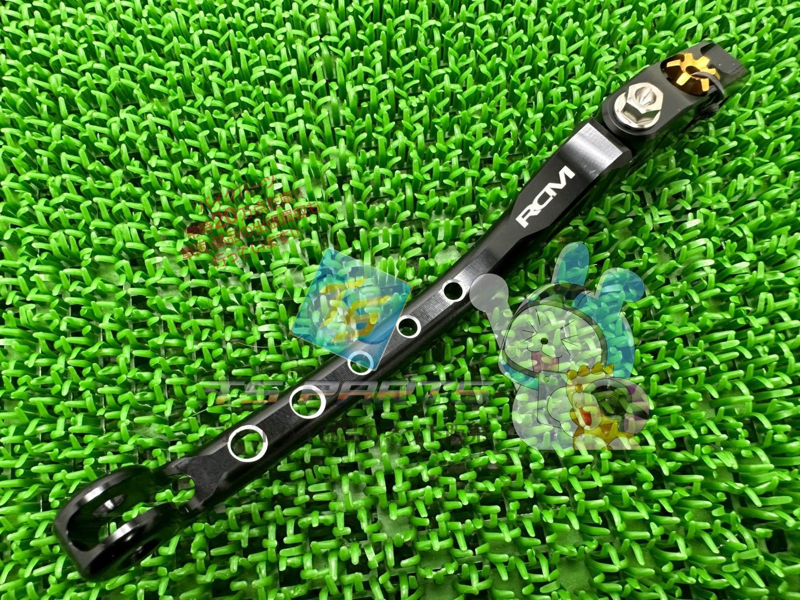 サンクチュアリ製ZX-12R ブレーキレバー 黒 社外 新品 ZETA RCM