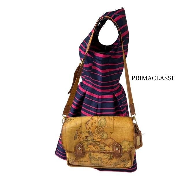PRIMA CLASSE プリマクラッセ ショルダーバッグ 地図柄 肩掛け PRIMA CLASSE（プリマクラッセ） ショルダーバッグ バッグ 地図柄