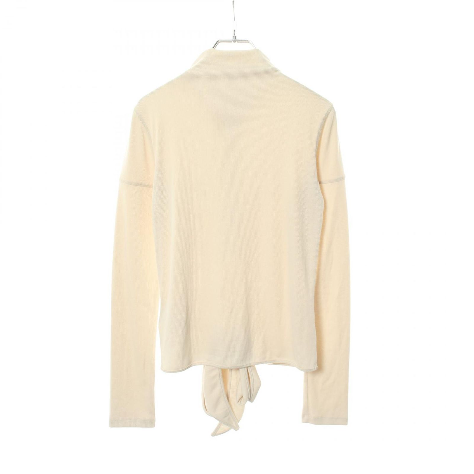 ロウ クラシック LOW CLASSIC BUTTON UP WRAP T-SHIRT ハイネック 長袖 衣料品 トップス レーヨン ポリエステル レディース アイボリー系 LW253TS04 【中古】 ロウ クラシック LOW CLASSIC BUTTON UP WRAP T-SHIRT ハイネック 長袖